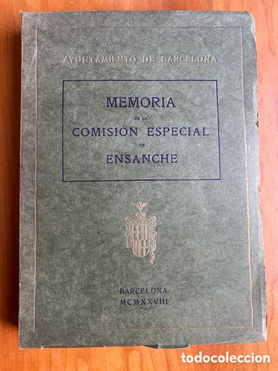 Libros antiguos: Memoria de la comision especial de Ensanche - Foto 1