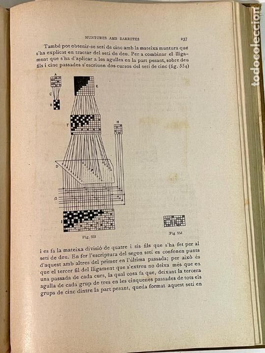 Libros antiguos: LIBRO - APUNTS DE TEORIA DE TEIXITS PER J.OLLER I ESTEFA - Foto 5