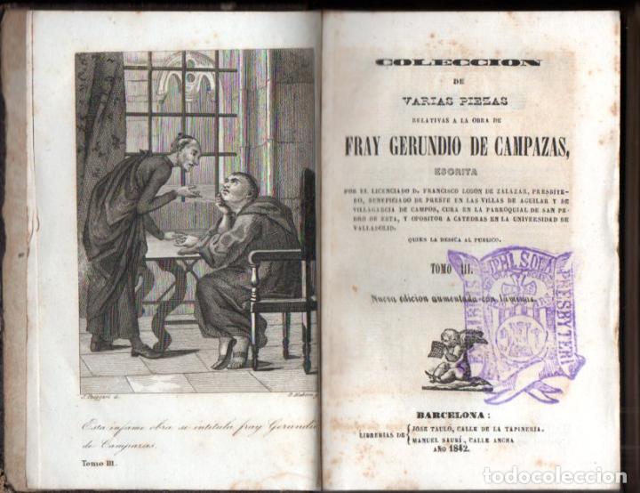 Libros antiguos: FRAY GERUNDIO DE CAMPAZAS TOMO III (1842) - Foto 1