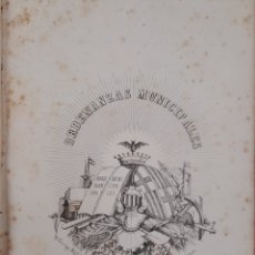 Libros antiguos: L-6890. ORDENANZAS MUNICIPALES. IMPRENTA JAIME JEPÚS, BARCELONA, 1857.