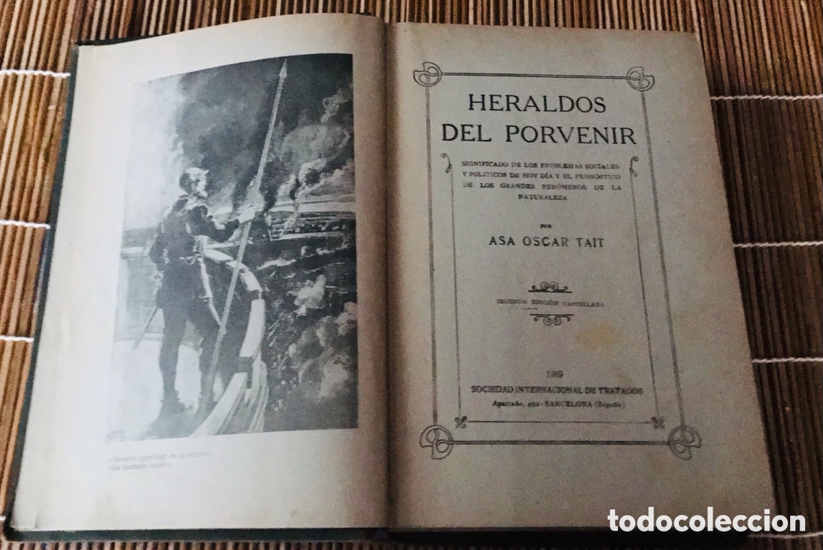 Libros antiguos: Heraldos del porvenir. 1919. - Foto 3