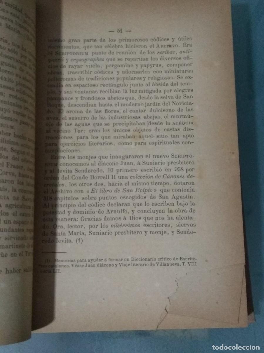 Libros antiguos: LIBRO SANTA MARIA DEL MONASTERIO DE RIPOLL. - Foto 3
