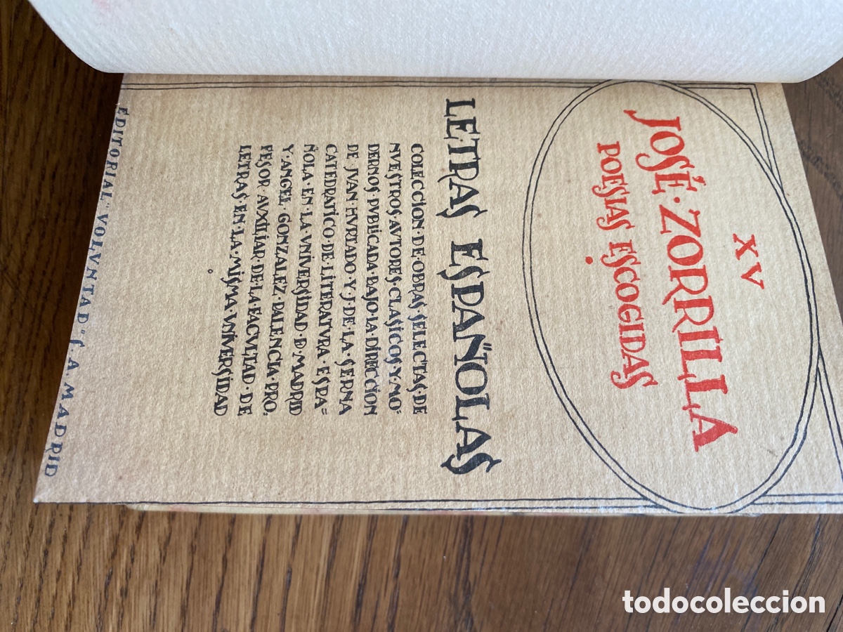 Libros antiguos: Jose Zorrilla. Coleccion :Letras Espa&ntilde;olas - Foto 5