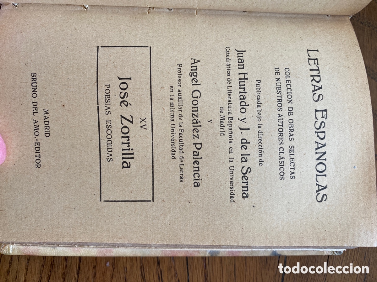 Libros antiguos: Jose Zorrilla. Coleccion :Letras Espa&ntilde;olas - Foto 6