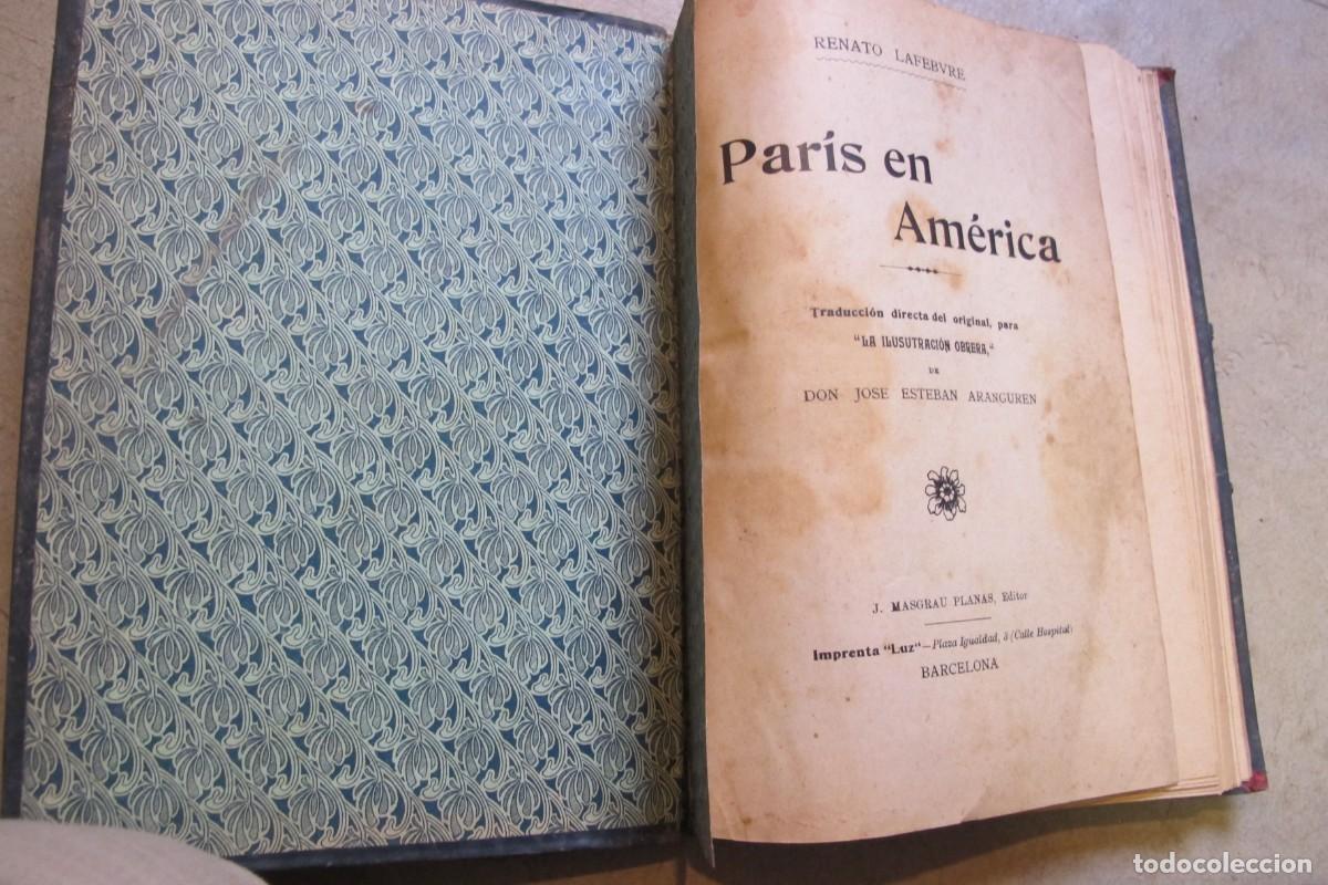 Libros antiguos: PARIS EN AMERICA. RENATO LEFEBVRE - Foto 1