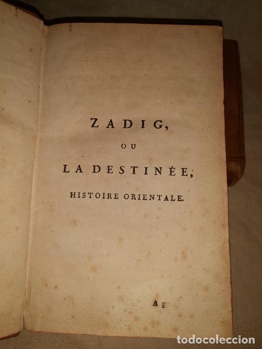 Libros antiguos: NOVELAS DE VOLTAIRE - A&Ntilde;O 1792 - EDICION ORIGINAL. - Foto 4