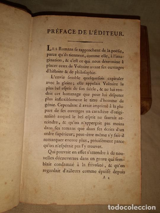 Libros antiguos: NOVELAS DE VOLTAIRE - A&Ntilde;O 1792 - EDICION ORIGINAL. - Foto 5