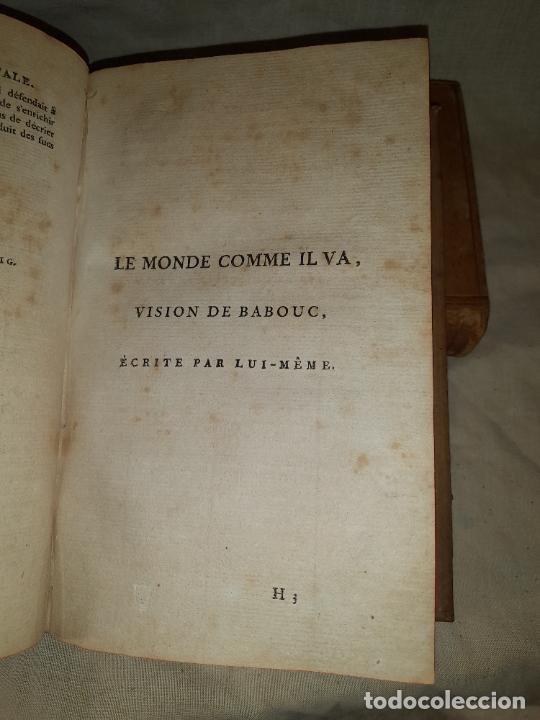 Libros antiguos: NOVELAS DE VOLTAIRE - A&Ntilde;O 1792 - EDICION ORIGINAL. - Foto 7