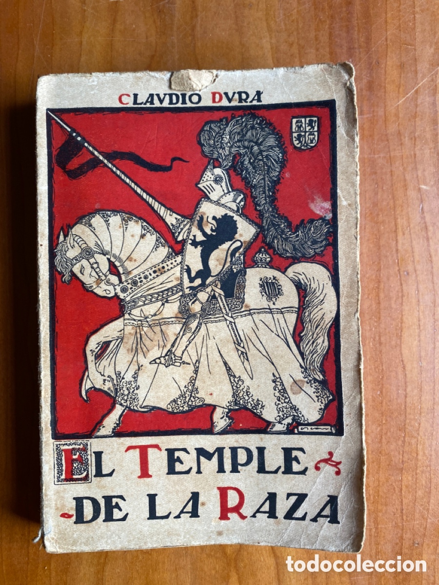 Libros antiguos: El temple de la raza. Claudio Dura Espi. 1930 - Foto 1