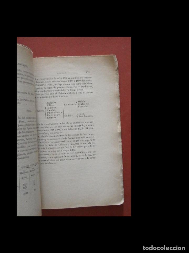 Libros antiguos: Almanaque Balear para el a&ntilde;o de 1891. - Foto 3