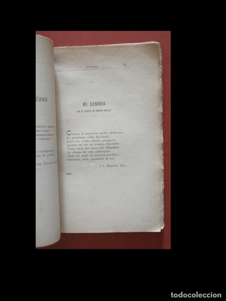 Libros antiguos: Almanaque Balear para el a&ntilde;o de 1891. - Foto 4
