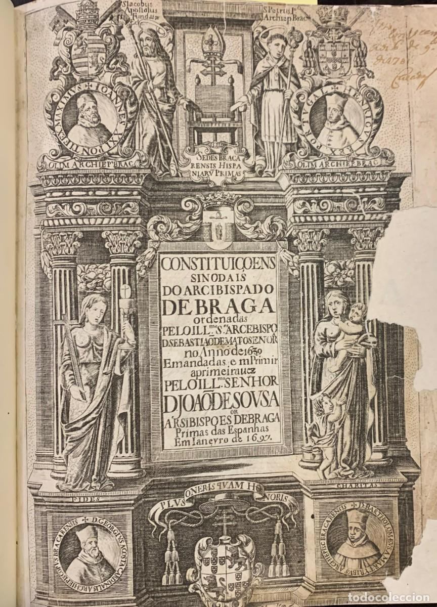 Antiquarische B&uuml;cher: Constitui&ccedil;oens Synodaes do Arcebispado de Braga, ordenadas no anno de 1639