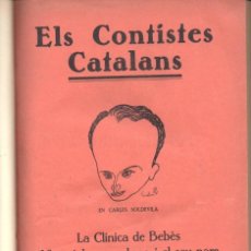 Libros antiguos: ELS CONTISTES CATALANS NÚMS. 1 A 9 (1924)