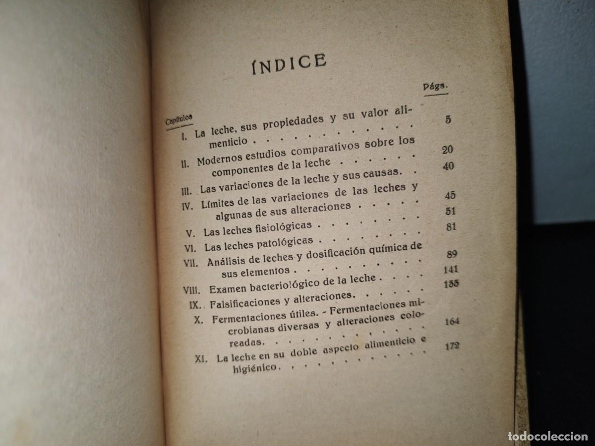 Libros antiguos: 61- INDUSTRIAS DE LA LECHE - NICASIO OLIV&Aacute;N - 1930 - Foto 5