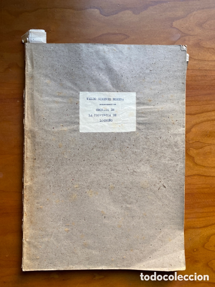 Libros antiguos: Cr&oacute;nica de de Logro&ntilde;o.Edit. Rubio y C&iacute;a. 1867 - Foto 2