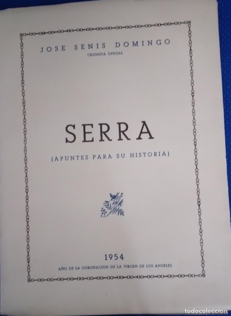 Libros antiguos: SERRA, APUNTES PARA SU HISTORIA - Foto 1