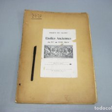 Libros antiguos: COLECCIÓN DE 15 LAMINAS DE TELAS ANTIGUAS. ETOFFES ANCIENNES. MUSÉE DE CLUNY. Lote 389771584