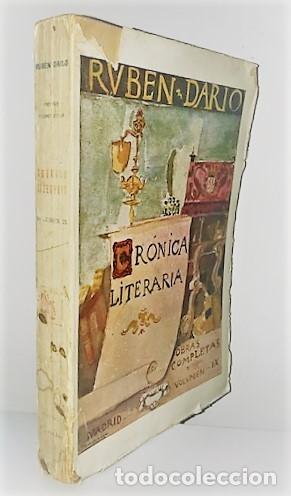 Libros antiguos: RUBEN DARIO ... CRONICA LITERARIA ... (1925) - Foto 1