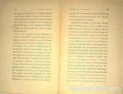 Libros antiguos: RUBEN DARIO ... CRONICA LITERARIA ... (1925) - Foto 3