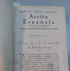 Libros antiguos: REVISTA ACCIÓN ESPAÑOLA ( 3 REVISTAS, ENCUADERNADAS). Lote 389888904