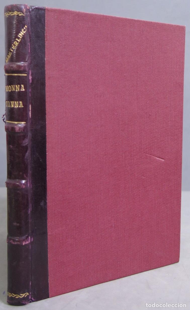 Libros antiguos: 1902.- Monna Vanna. Maurice Maeterlinck - Foto 1