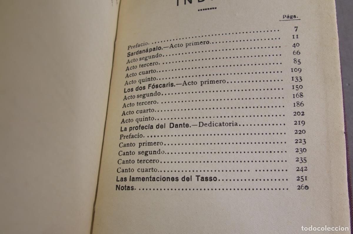 Libros antiguos: 1931.- tragedias. LORD BYRON - Foto 3