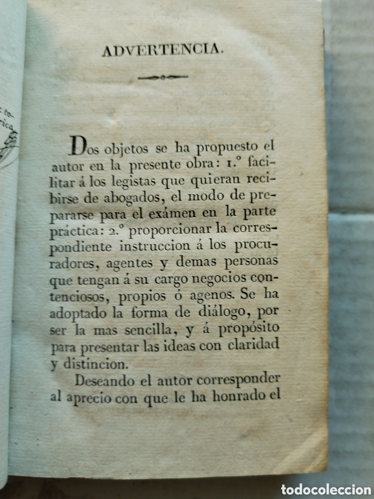 Libros antiguos: MANUAL DE PR&Aacute;CTICA FORENSE 1832 EN FORMATO DIALOGO - Foto 6