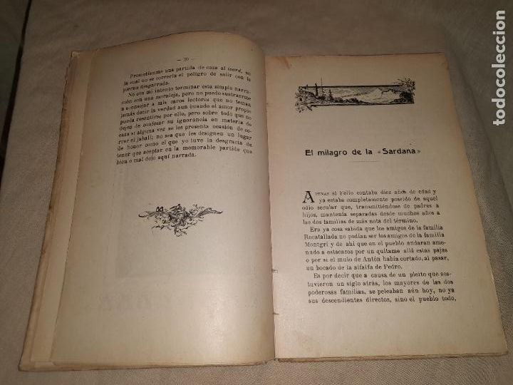 Libros antiguos: CUENTOS DEL AMPURD&Aacute;N - A&Ntilde;O 1912 - J.M.FOLCH Y TORRES. - Foto 5