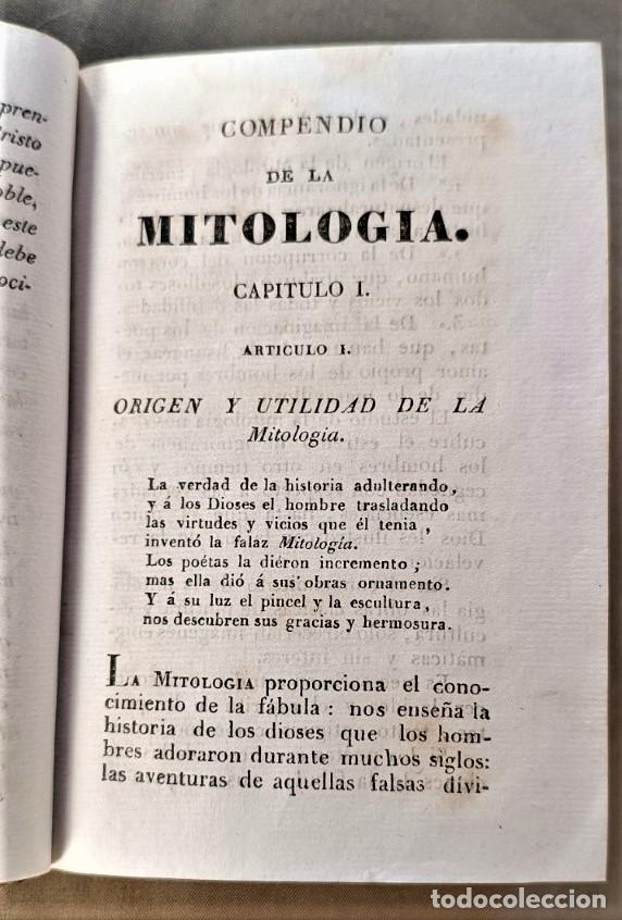 Libros antiguos: COMPENDIO DE LA MITOLOG&Iacute;A. A&ntilde;o 1829 - Foto 2