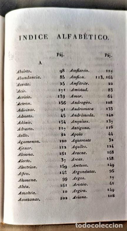 Libros antiguos: COMPENDIO DE LA MITOLOG&Iacute;A. A&ntilde;o 1829 - Foto 5