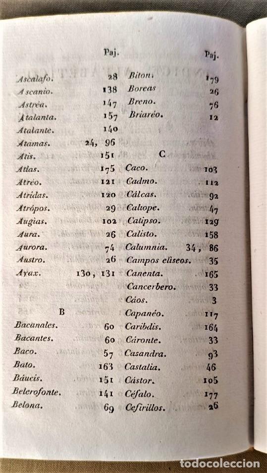 Libros antiguos: COMPENDIO DE LA MITOLOG&Iacute;A. A&ntilde;o 1829 - Foto 6