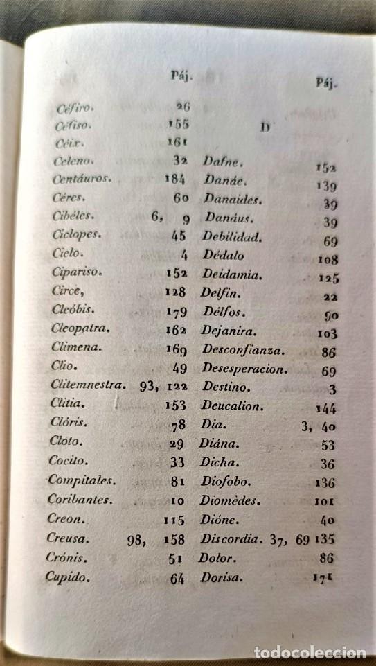 Libros antiguos: COMPENDIO DE LA MITOLOG&Iacute;A. A&ntilde;o 1829 - Foto 7