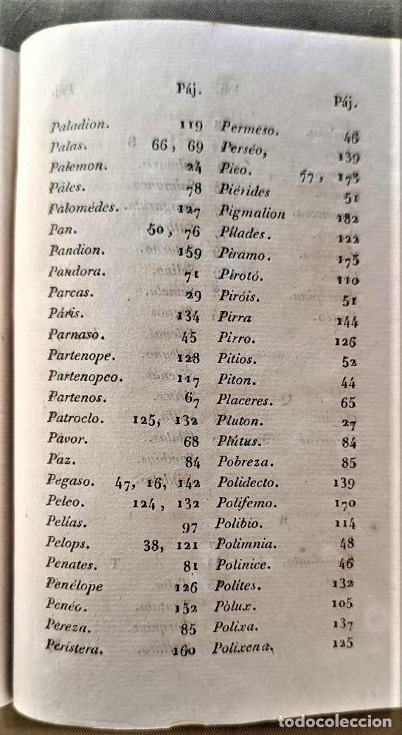 Libros antiguos: COMPENDIO DE LA MITOLOG&Iacute;A. A&ntilde;o 1829 - Foto 13