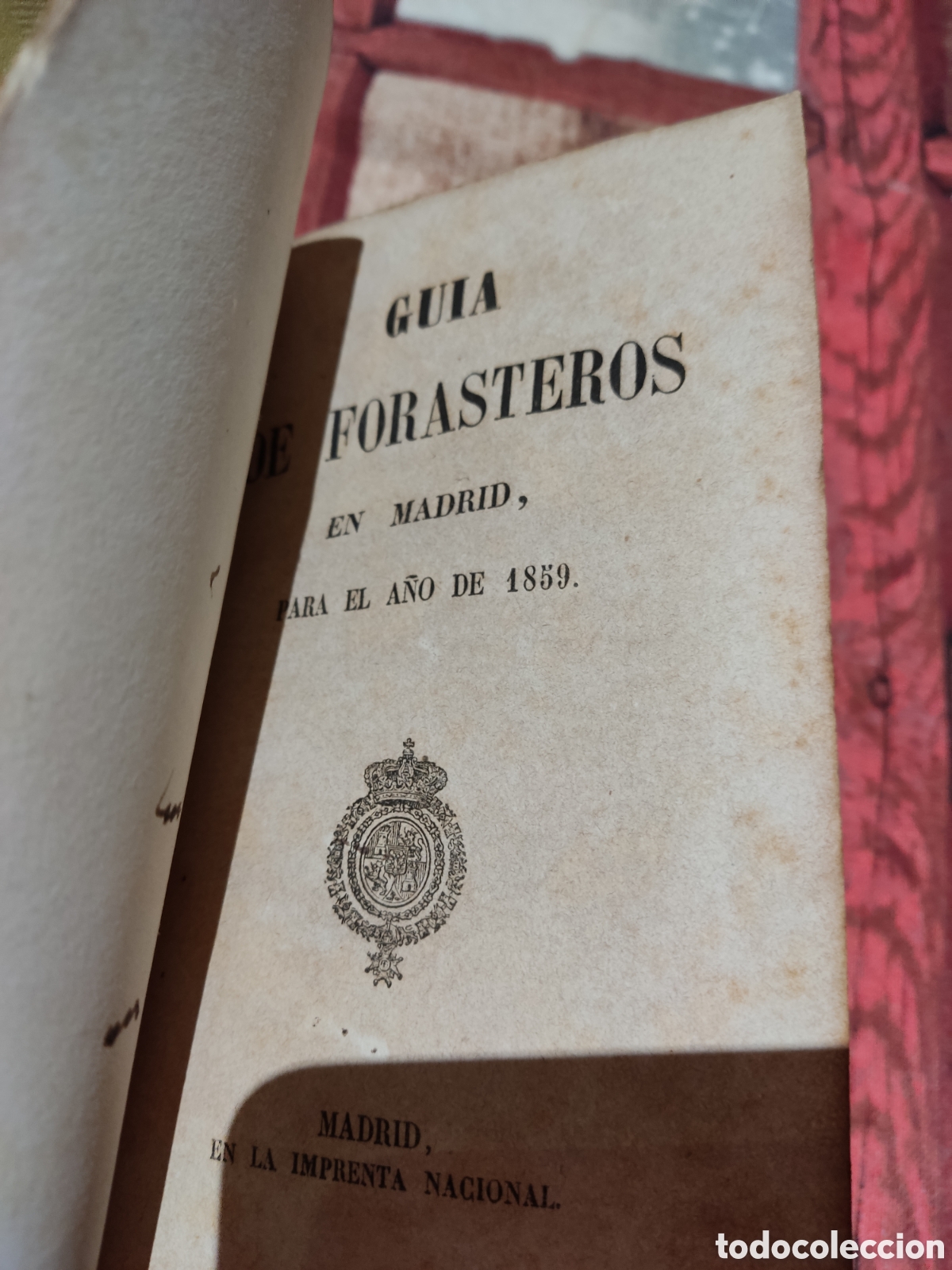 Libros antiguos: 1859 guia de forasteros en madrid - Foto 3