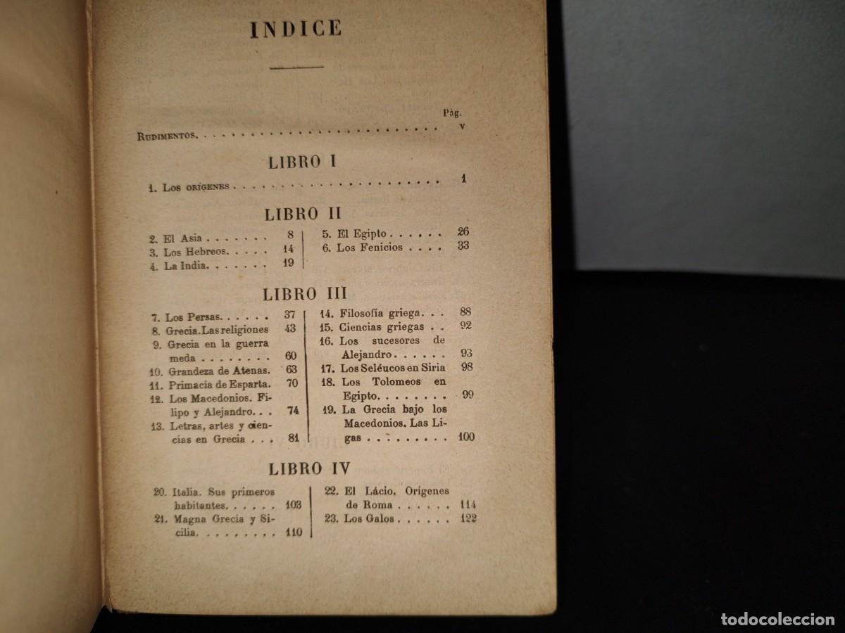 Libros antiguos: 63- COMPENDIO DE LA HISTORIA UNIVERSAL - C&Eacute;SAR CANT&Uacute; - 1888 - Foto 6