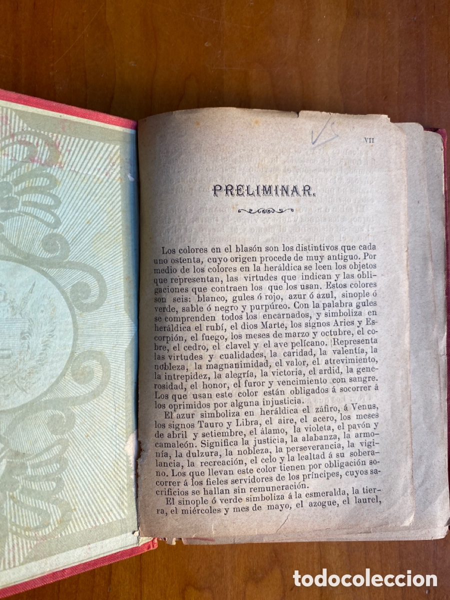 Libros antiguos: Blasones espa&ntilde;oles 1883 - Foto 2