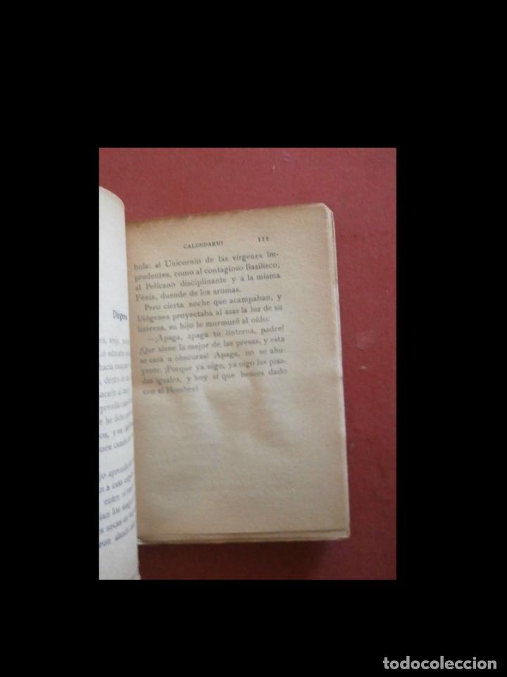 Libros antiguos: Calendario. Alfonso Reyes. - Foto 2
