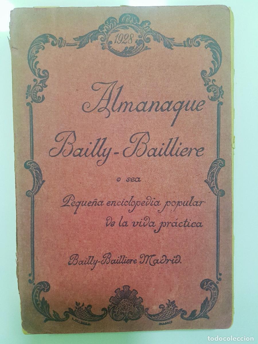 Libros antiguos: ALMANAQUE BAILLY BAILLIERE 1928 - Foto 1