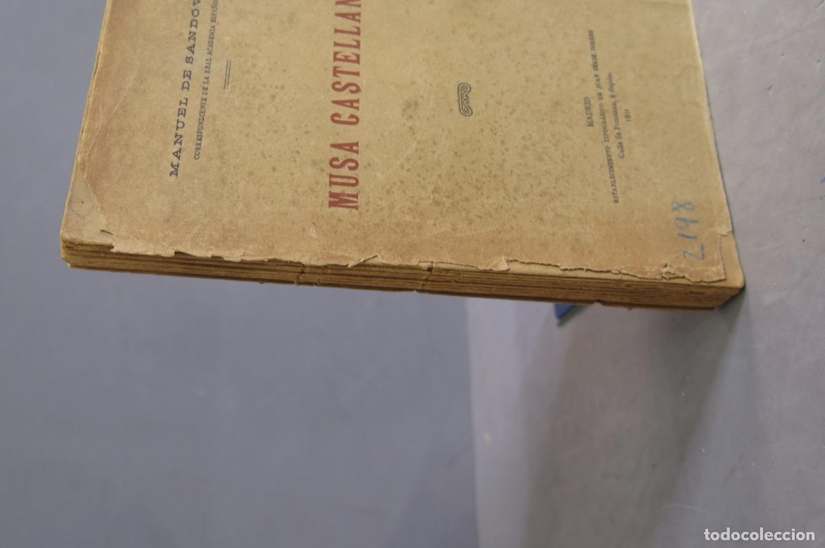 Libros antiguos: 1911.- Musa castellana. Sandoval - Foto 2