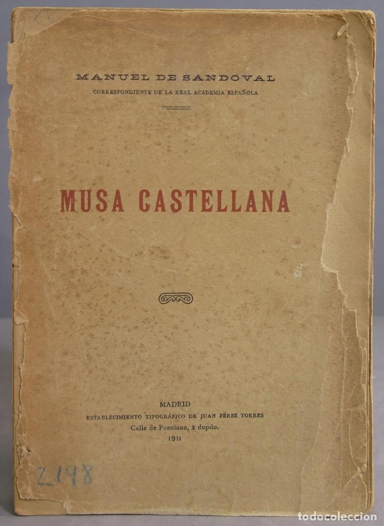 Libros antiguos: 1911.- Musa castellana. Sandoval - Foto 1