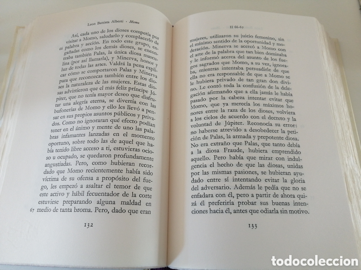 Libros antiguos: Momo, Leon Battista Alberti - Foto 3