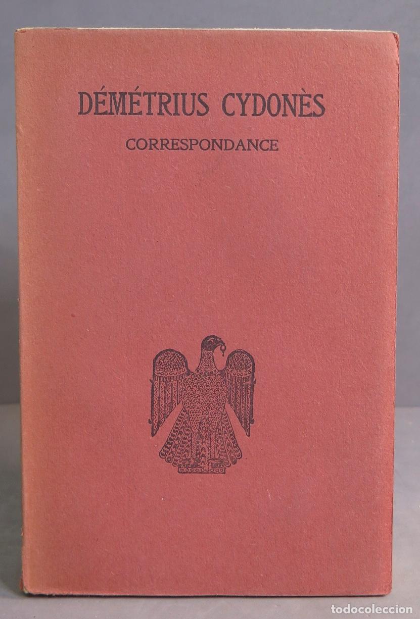 Libros antiguos: DEMETRIUS CYDONES. CORRESPONDENCE - Foto 1