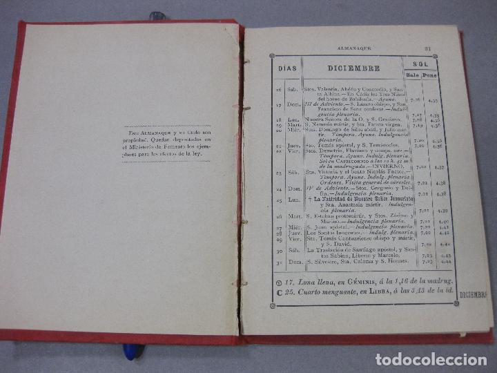 Libros antiguos: ALMANAQUE GUIA MATRITENSE DE 1899 CON MAPA DESPLEGABLE - Foto 3