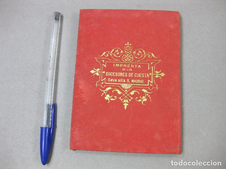 Libros antiguos: ALMANAQUE GUIA MATRITENSE DE 1899 CON MAPA DESPLEGABLE - Foto 5