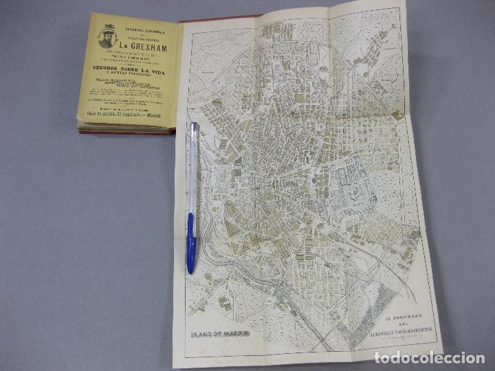 Libros antiguos: ALMANAQUE GUIA MATRITENSE DE 1902 CON MAPA DESPLEGABLE - Foto 5