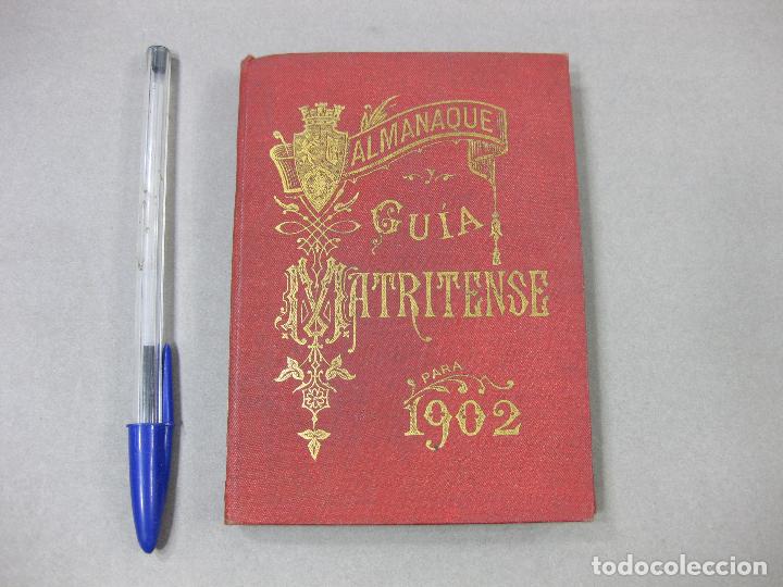 Libros antiguos: ALMANAQUE GUIA MATRITENSE DE 1902 CON MAPA DESPLEGABLE - Foto 1