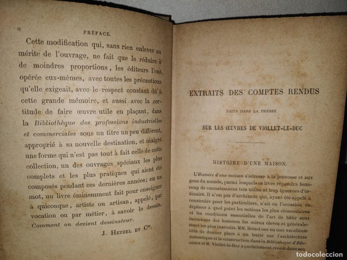 Libros antiguos: 64- C&Oacute;MO VOLVERSE DIBUJANTE. COMMENT ON DEVIENT UN DESSINATEUR - E. VIOLLET-LE-DUC - 1800S - Foto 5