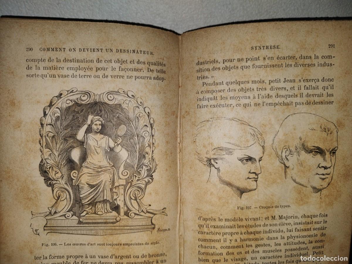 Libros antiguos: 64- C&Oacute;MO VOLVERSE DIBUJANTE. COMMENT ON DEVIENT UN DESSINATEUR - E. VIOLLET-LE-DUC - 1800S - Foto 19