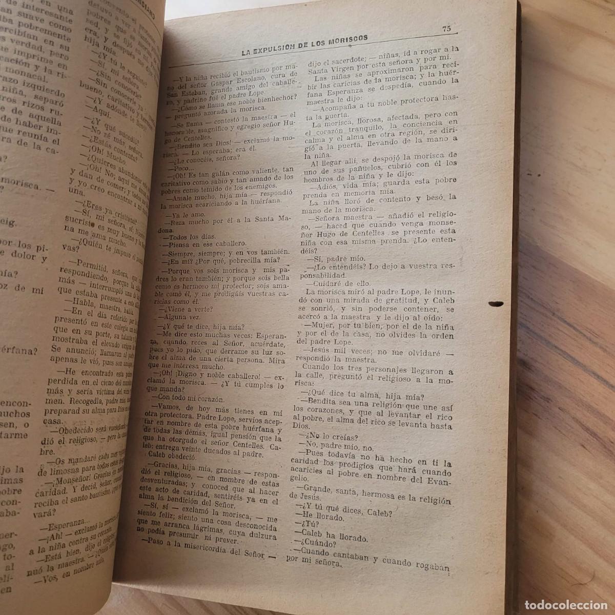 Libros antiguos: LA EXPULSI&Oacute;N DE LOS MORISCOS - VICENTE BOIX - Foto 3