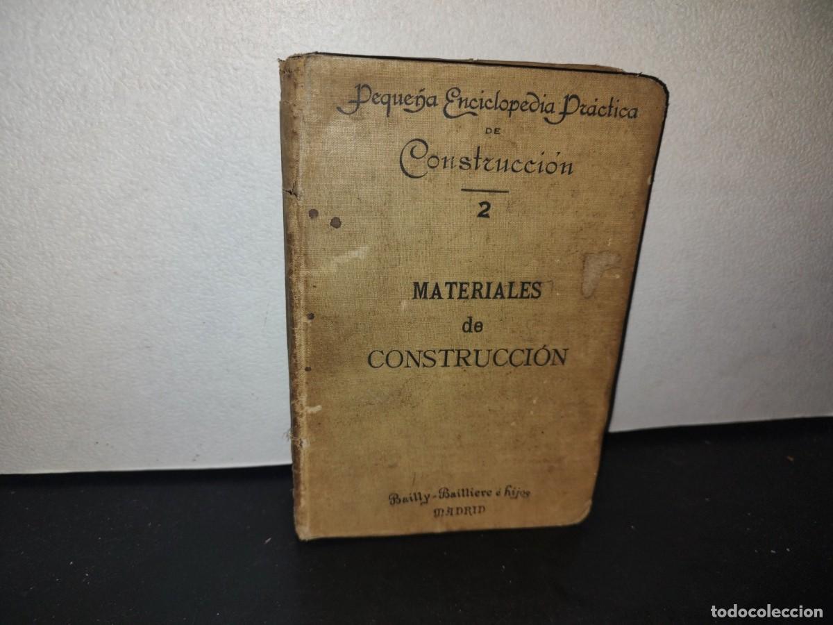 Libros antiguos: 64- MATERIALES DE CONSTRUCCI&Oacute;N - ANTONIO AGUIRRE - 1901 - Foto 1